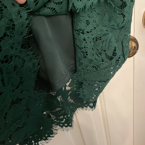 Lace dress, form fitting, emerald green - Picture 6 of 6
